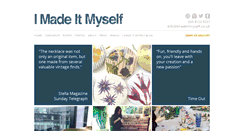 Desktop Screenshot of imadeitmyself.co.uk